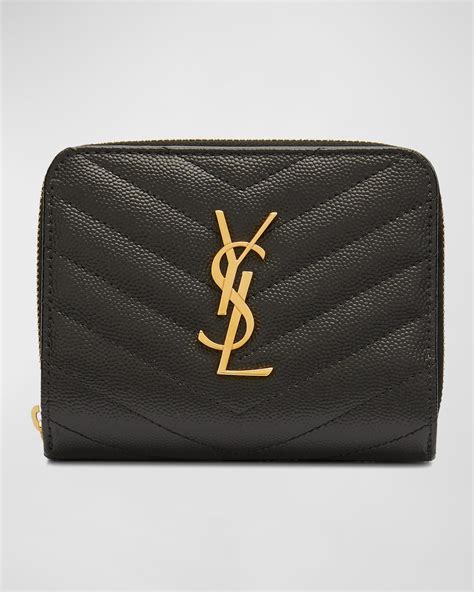 ysl zip around wallet|ysl small wallet for women.